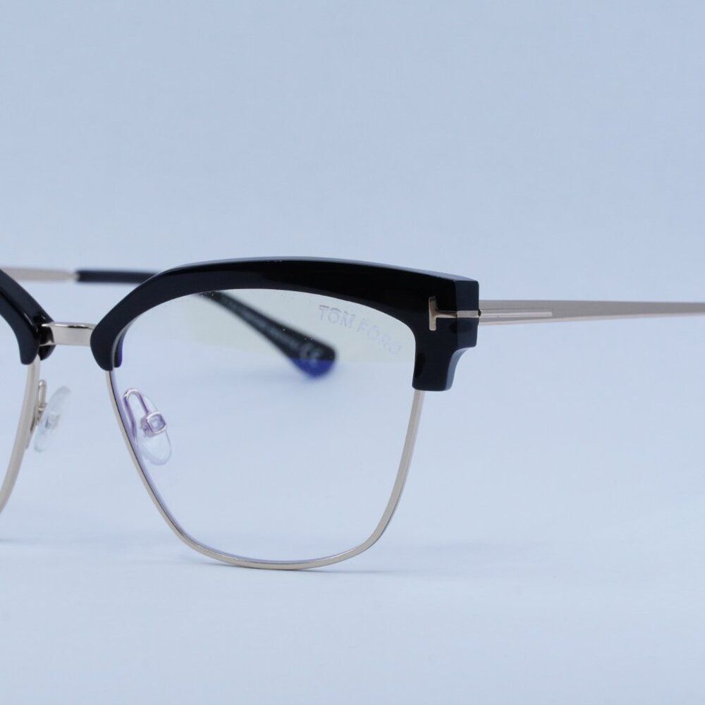 🕶️ New Tom Ford TF5547-B 001 Eyeglasses - Black Frame - Picture 3 of 10